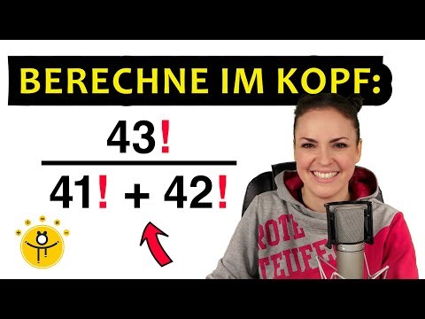 Fakultät berechnen – Bruch kürzen