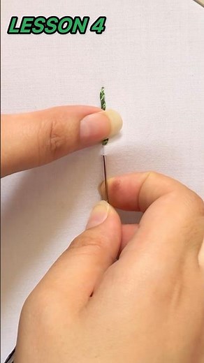 Stem Stitch Tutorial | Easy Hand Embroidery for Beginners #4