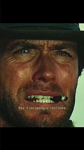 I don't think it's nice, you laughing | A Fistful of Dollars (1964) #clinteastwood #westernmovies