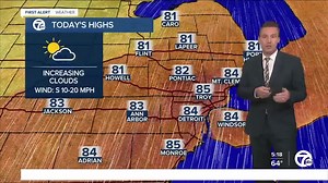 9.3K views · 34 reactions | Here's your Metro Detroit Forecast! It's a rainy one. STORY: https://www.wxyz.com/weather/forecast/todays-forecast/metro-detroit-forecast-the-heat-is-back-heavy-rain-this-weekend | WXYZ-TV Channel 7 | Facebook