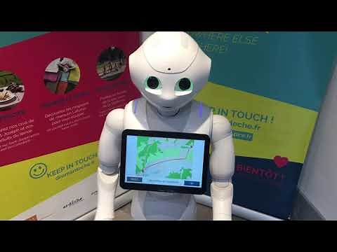 Pepper, un robot à l'office de tourisme d'Hauterives