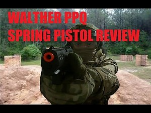 Walther PPQ Spring Airsoft Pistol Review