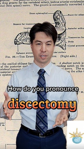 Dr. Frank Bishop | How do you pronounce "discectomy"??🤔 | Instagram