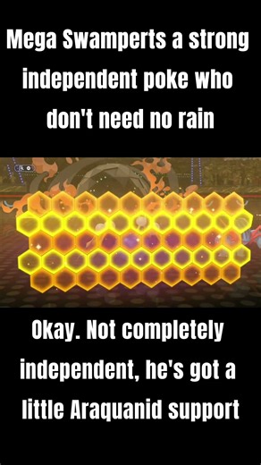 Mega Swamperts a strong independent pokemon who don't need no rain