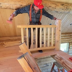 Putting Up The Railings In The Cozy Cabin! | Wranglerstar