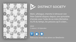 Regarder Distinct Society streaming