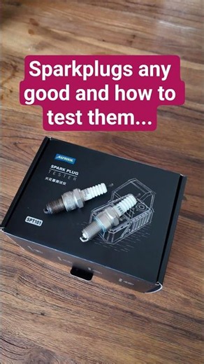 Testing sparkplugs with a sparkplug tester