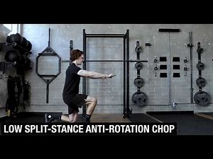 Low Split-Stance Anti-Rotation Chop