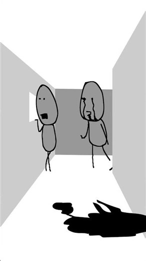 BLACK SLIME SCP attacks the Middle of Nowhere Loop (Andy Animated Day 287) #shortsfeed #shorts