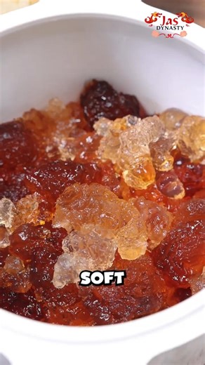 Golden Peach Gum Dessert That Looks Expensive #shorts #food #traditional