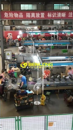Motor automated assembly and testing production line