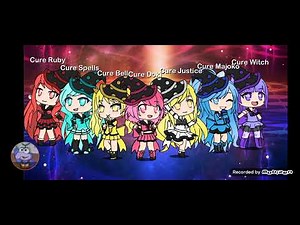 Little Witch Precure Group transformation pose 2