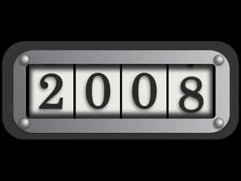 Year counter animation