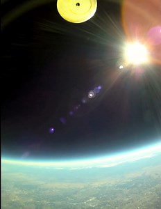 GoPro Cameras on a Balloon Capture Their 80K Feet Fall From Space