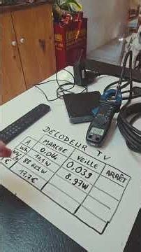 Ce décodeur TV consomme plus que ma machine à laver ! #astuce #énergie #économie #autonomie