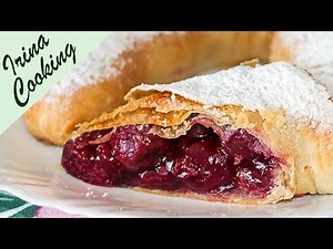 Потрясающий Штрудель с Вишней 🍒 Рецепт Теста для Штруделя