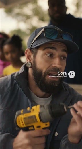 AC man installing a window unit with the whole neighborhood watching it