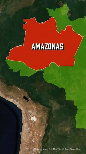 O tamanho ABSURDO do AMAZONAS