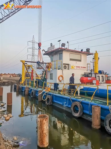 Efficient Dredging with the LEADER Cutter Suction Dredger