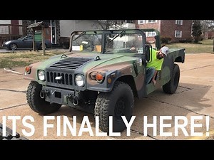Taking Delivery of Gov Planet Humvee! - Humvee Series Ep. 1