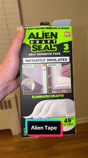 This Alien tape is actually so amazing #alientape #draft