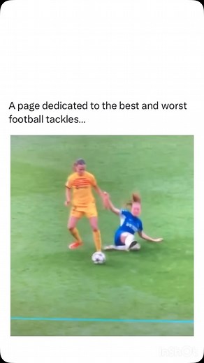 Football Shithousery on Instagram: "Never forget when the ref gave this Chelsea player a red card, even Barcelona are paying the refs in the women’s league 😂😭 Follow @TacklesOfFootball for the best and worst Football tackles on Instagram ⚽️ #football #footballmeme #footballgame #soccer #soccerlife #soccergame #futbol #fútbol #futsal #ftbl #memes #fumny #funnymemes #memesdaily #thatguysjokes"