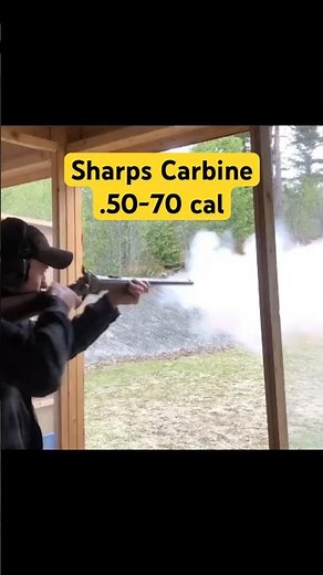 .50-70 Sharps Carbine 1863(slow motion)