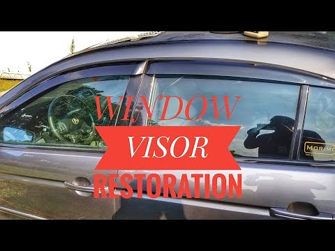 HOW TO RESTORE PLASTIC WINDOW TRIM TUTORIAL