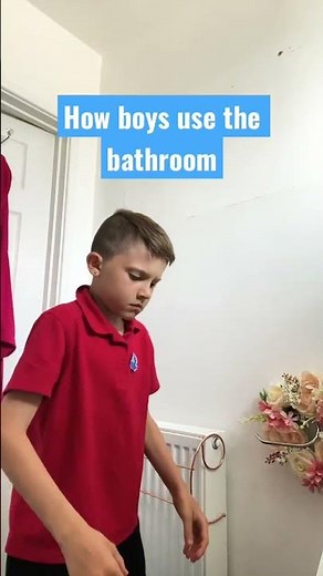 How boys use the bathroom