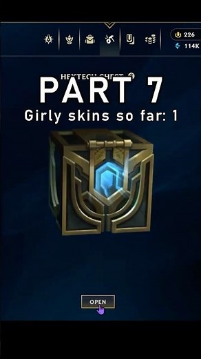 Hextech Chest Opening | Part 7 🤩🤗 #leagueoflegends