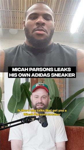 Micah Parsons might have something in store for us with Adidas 👀