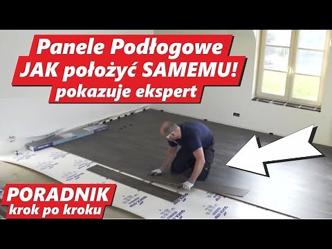 PANELE Podłogowe układanie paneli na podłodze Montaż krok po kroku JAK położyć Panele samemu