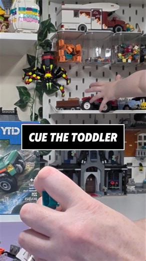 The Toddler Tornado is back for another lego city build! ⛰️