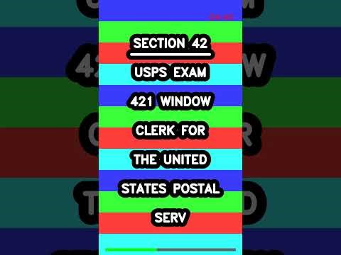 Usps Exam 421 Window Clerk For The United States Postal Serv Latest