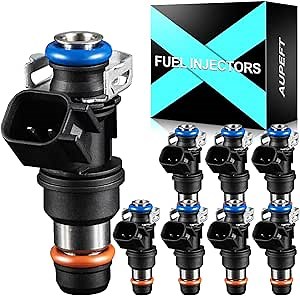 Fuel Injector for:-Chevy Silverado 1500 2500 3500 Tahoe Avalanche for:-GMC Sierra 1500 2500HD Yukon Yukon XL 1500 2500 4.8L 5.3L 6.0L 6.2L 2007-2009 8pcs Replace OE# 12580681, FJ794, 17113686