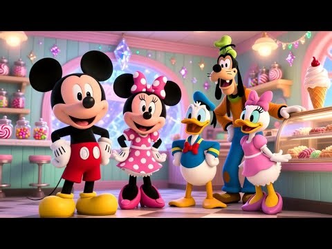 🍦🐭Mickey Mouse & Friends Enjoy the Ice Cream Shop Adventures🍨 | Friendship & Sweet Smiles for Kids!