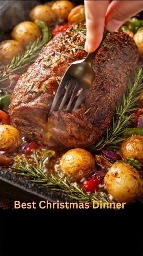 Herb-Roasted Beef with Potatoes & Peppers