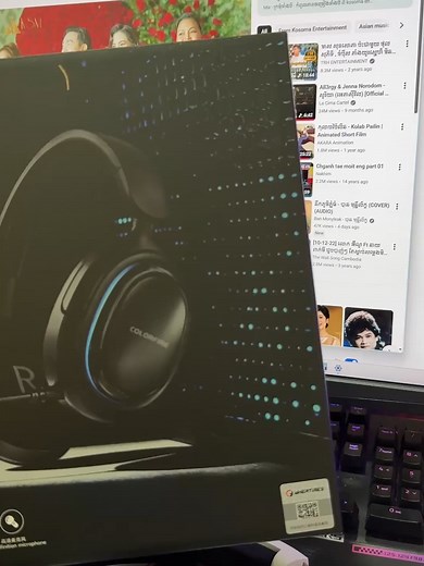 កាសអឺ Wireless សម្រាប់កុំព្យូទ័រ និងទូរស័ព្ទ