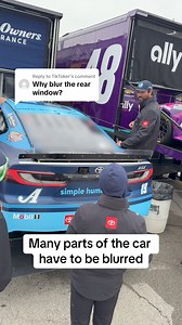 We blur out many parts of the car, and here is why! #NASCAR | Joe Gibbs Racing