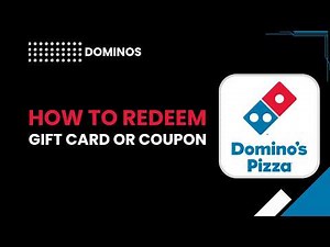 How to Redeem a Gift Card or Coupon Code on Domino’s | Step-by-Step Guide
