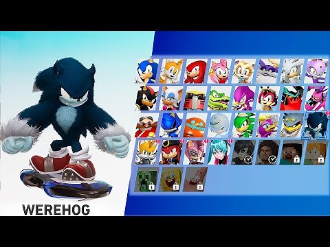 Sonic Racing: CrossWorlds - How to get Sonic the Werehog + Gameplay [4K]