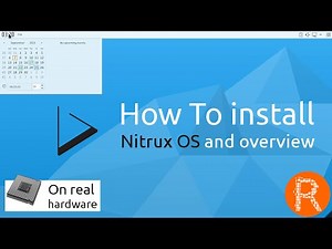 How To install Nitrux OS and overview | Simple, quick and responsive. That's Nitrux