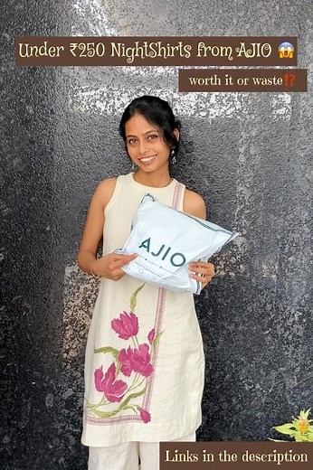 AJIO Nightshirts under ₹250 | Best night suits from AJIO | Affordable nightwear | viral budget finds