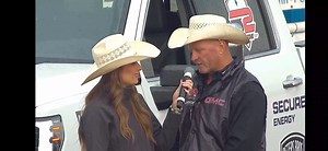 Jason Glass was the Aggregate Champion at the Dawson Creek Exhibition & Stampede after recording the fastest cumulative time over the first 4 nights. In this video, Jason is officially awarded a 1 year lease on a GMC truck from Bannister GM Dawson Creek. | World Professional Chuckwagon Association