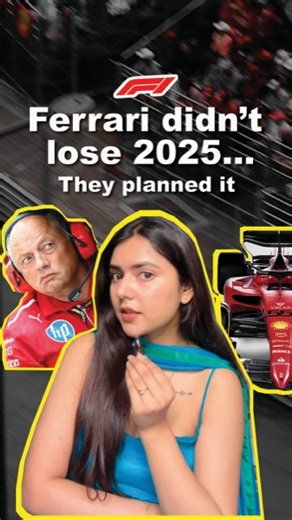 Vagisha | F1 Content Creator | F1 fans hear me out… What if Ferrari didn’t actually lose the 2025 season, what if they planned it? Finishing lower means more wind tunnel... | Instagram