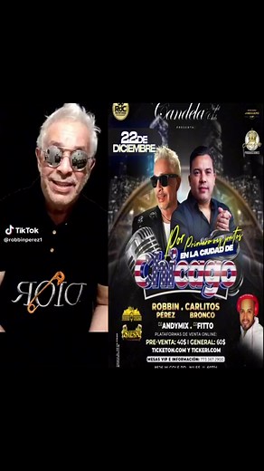 ULTIMA RUMBA 💃 SALSERA del 2023🕺#CARLITOS_BRONCO & #ROBBIN_PEREZ Por Primera Vez Juntos en CHICAGO 🤩 :::: VIERNES 22 de DICIEMBRE :::: #DjAndyMIX #DjFITTO / 18 enter 9pm a 4am / Candela Night Club📍 8526 W Golf Rd, Niles, IL 60714📱INFORMACIÓN Y RESERVA al: 773.367.2900COVER EN PREVENTA General $40 VIP $60🎫 Tickets 👉 https://ticketon.com/tl/pmjupel | Los Reyes de la Salsa