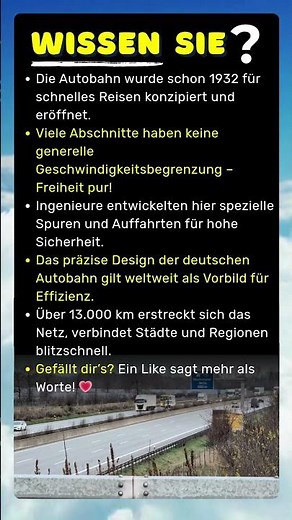 Die Autobahn: So revolutionierte Deutschland den Verkehr! 🇩🇪