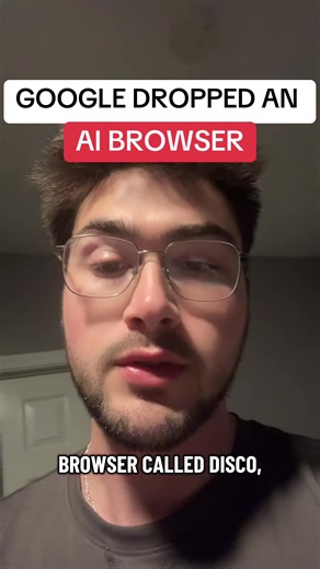 Googles new AI browser Disco marks a step towards GenUI in mainstream applications. #googlegemini #google #aitools #ai #aiautomation