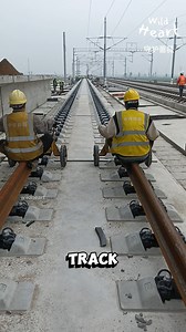 7.4M views · 79K reactions | How High-Speed Rails Are Laid #highspeedrail #railway #fblifestyle #construction #bullettrain | Wild Heart | Facebook