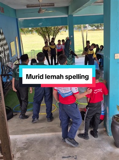 Spelling test in another form.. Sesuai utk murid yg lemah spelling, nak engage them and attract them to English first.. #spelling #englishteacher
